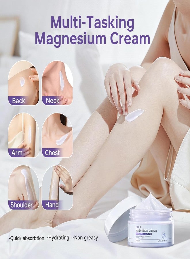 BOLI Magnesium Lotion, Nighttime Magnesium Body Cream, Deeply Soothing Butter (3.52 oz) - Image 3